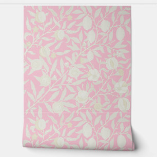 Papel Pintado Rosa Delicado al estilo de William Morris
