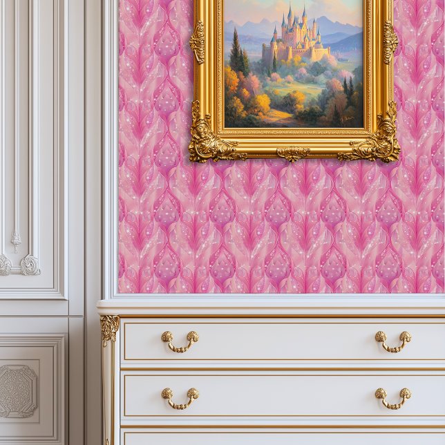 Papel Pintado Rosa encantado Veil Princescore (Enchanted Rose Veil Princesscore Wallpaper)