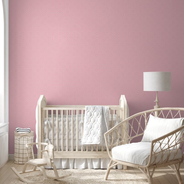 Papel Pintado rosa geométrico (Niños)