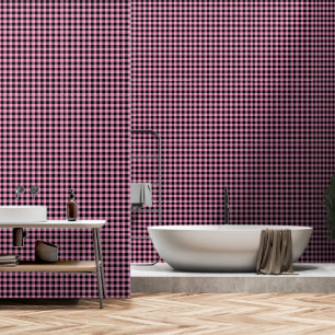 Papel Pintado Rosa Negro Rosado De Una Pulgada Lumberjack Buffal