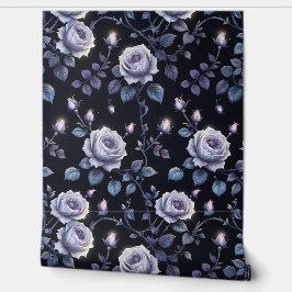 Papel Pintado Rosa oscuro brillante palo y palo