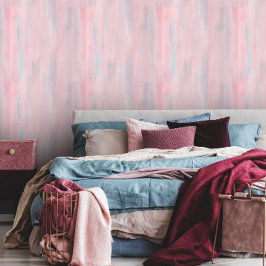 Papel Pintado Rosa oxidado y azul en polvo - Resumen