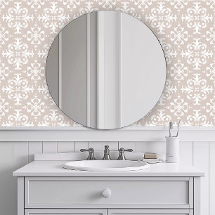 Papel Pintado Rosa Polvoriento Monocromático