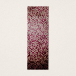 Papel pintado rosado oscuro del damasco del grunge