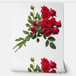 Papel Pintado Rosas rojas románticas bellas