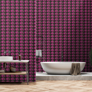 Papel Pintado Rosas rosadas con rocío