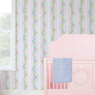 Papel Pintado Rótulos de adormidera floral granadinos