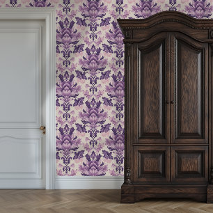 Papel Pintado Royal Amethyst Damask Princescore