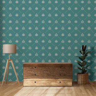 Papel Pintado Royal Baroque Style Damask Seamless Luxury