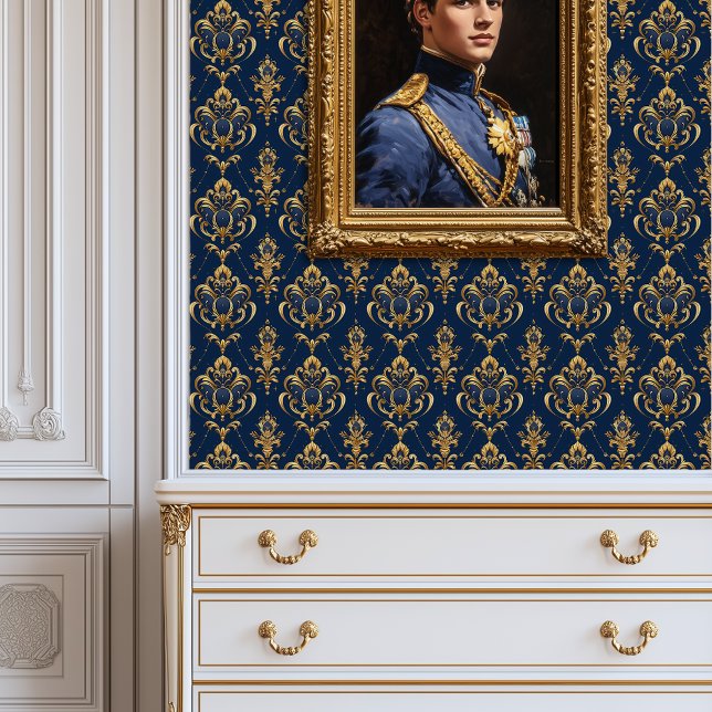 Papel Pintado Royal Blue Elegance Princescore (Royal Blue Elegance Princesscore Wallpaper)