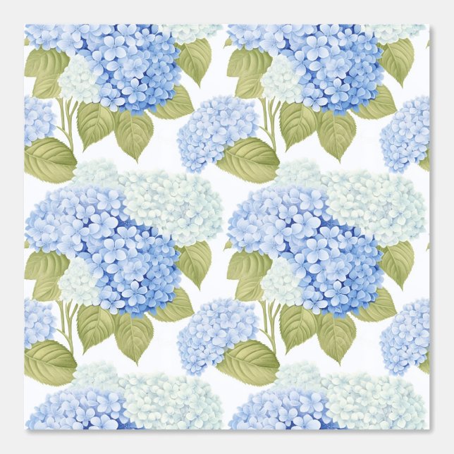 Papel Pintado Royal Blue Florals (Anverso)