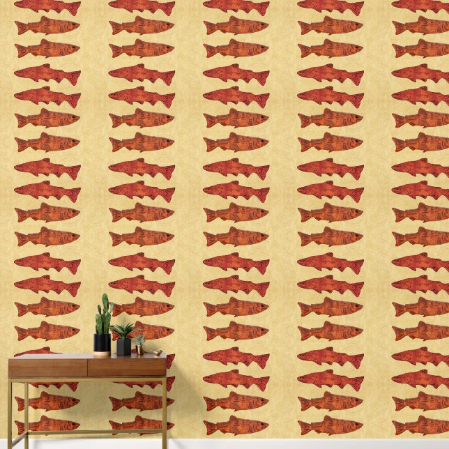 Papel Pintado Rustic Trout (Pasillo)