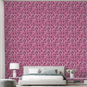 Papel Pintado Rústico Elegante Floral