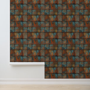Papel Pintado Ruston Iron Metalizado