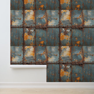 Papel Pintado Rusty Metal Industrial 
