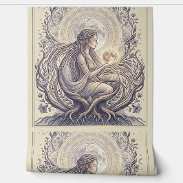 Papel Pintado Sacerdotisa Diosa de la Luna