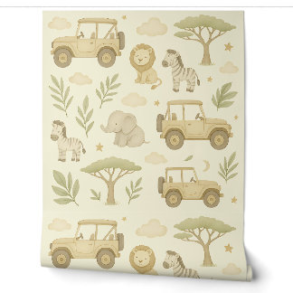 Papel Pintado Safari Adventure Nursery Fondo de escritorio Selva
