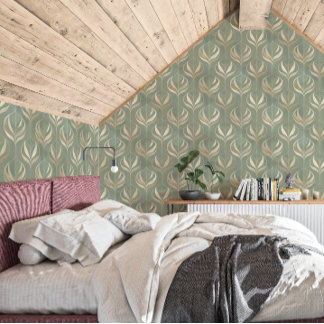 Papel Pintado Sage Canopy Reverie Airbnb Lujo Botánico