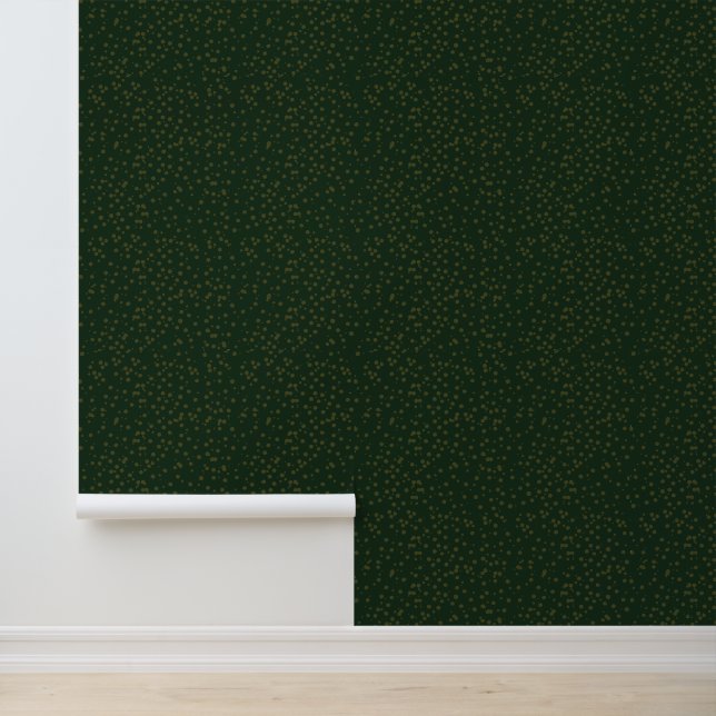 Papel Pintado Sage Green Polka Dots Modern Pattern (Solicitud)