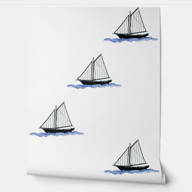 Papel Pintado sailing boats (Desenrollar)