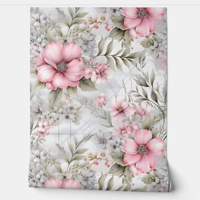 Papel Pintado Sakura Rubor Serenade Botanade (Desenrollar)