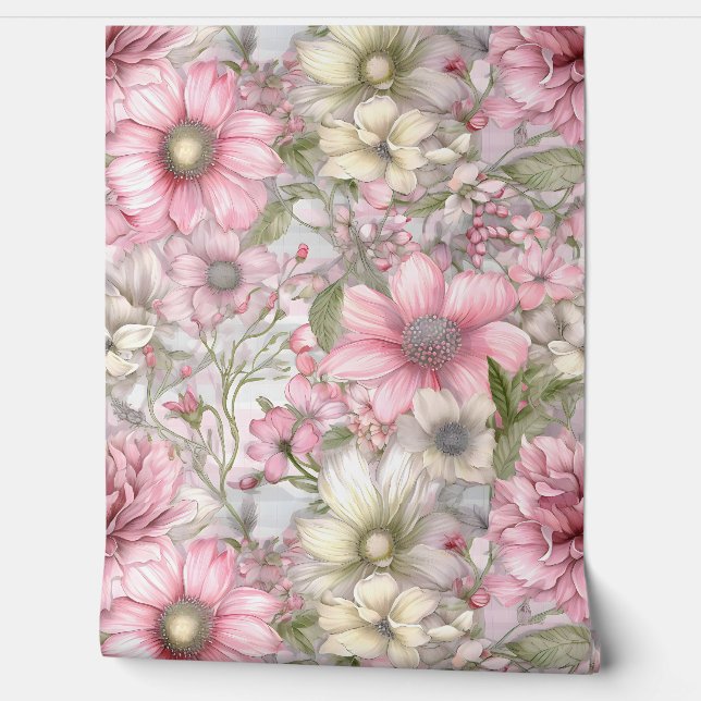 Papel Pintado Sakura Rubor Serenade Botanade (Desenrollar)