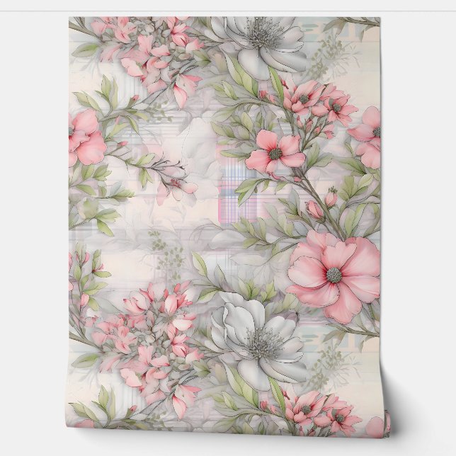 Papel Pintado Sakura Rubor Serenade Botanade (Desenrollar)