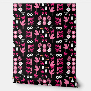 Papel Pintado Sala de bebé gemela Stalk Delivery