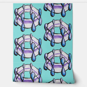 Papel Pintado Sala de clases de química Benzene Moléculas Cienci