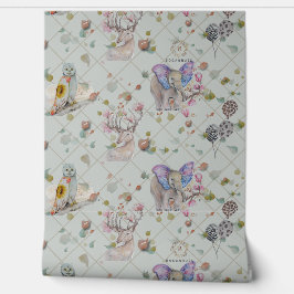 Papel Pintado Sala de niños temáticos de Woodland