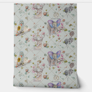 Papel Pintado Sala de niños temáticos de Woodland