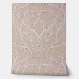 Papel Pintado Sanftes Botanisches Baumdesign – Minimalistische N