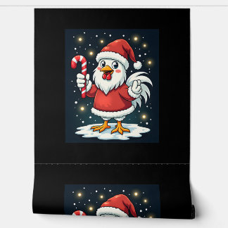 Papel Pintado Santa Chicken Joy
