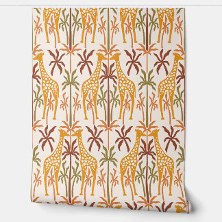 Papel Pintado Savanna Serenade Playful Giraffe