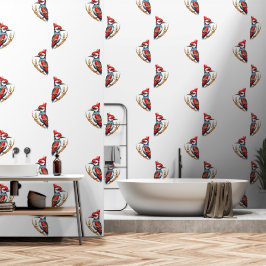Papel Pintado Scarlet Escudo Woodpecker