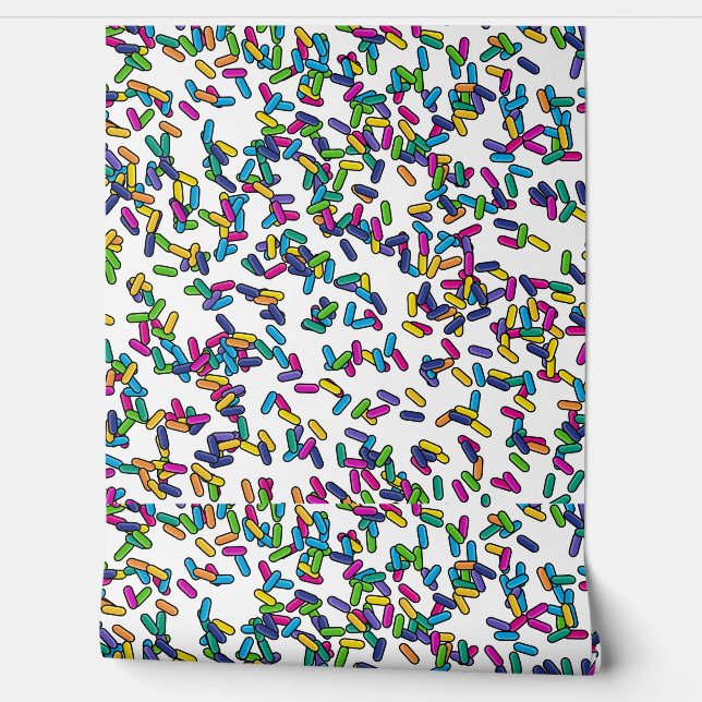 Papel Pintado Scattered Sprinkles Pattern (Desenrollar)