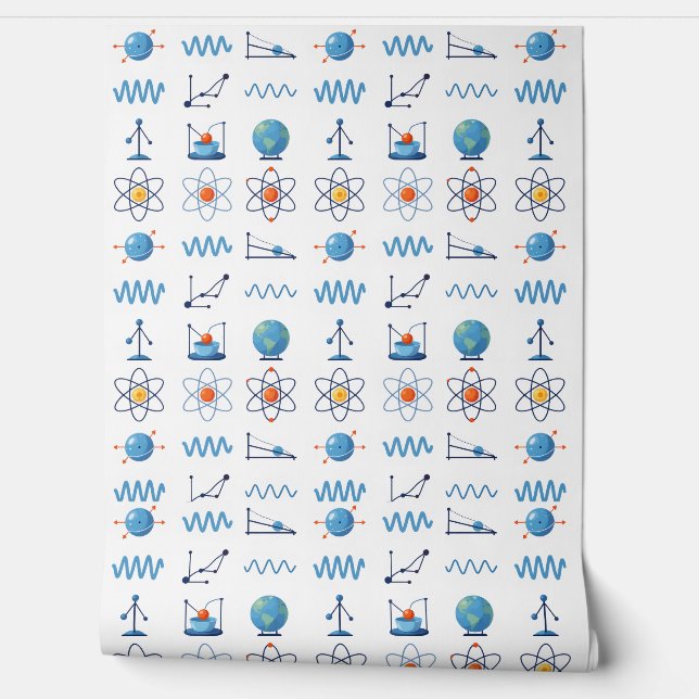 Papel Pintado  Science Icons Collection (Desenrollar)