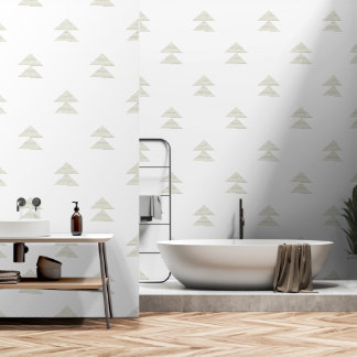 Papel Pintado Sencillo geométrico moderno de resumen negro y bla
