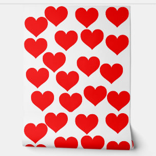 Papel Pintado Sencillo papel tapiz rojo de amor bonito
