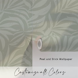 Papel Pintado Serene Leaf Harmony