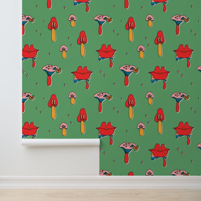 Papel Pintado Setas psicodélicas (Solicitud)