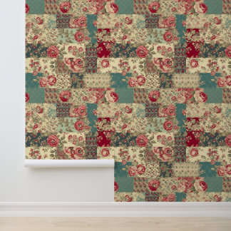 Papel Pintado Shabby Chic Patchwork