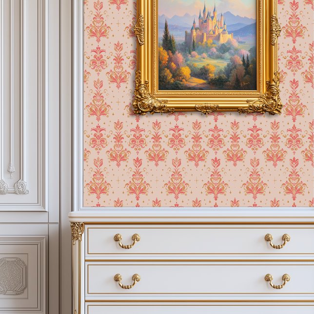 Papel Pintado Sherbet Rubor Majesty Princescore (Sherbet Blush Majesty Princesscore Wallpaper)