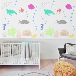 Papel Pintado Silhouettes del mar