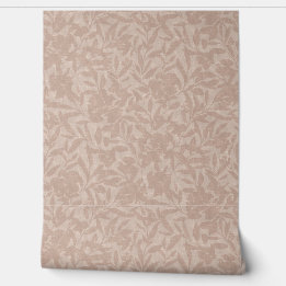 Papel Pintado Silhouettes florales mocha mousse caliente que