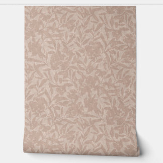 Papel Pintado Silhouettes florales mocha mousse caliente que