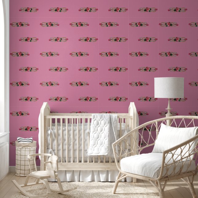 Papel Pintado Símbolo - doble infinito - Rosa 2 (Niños)