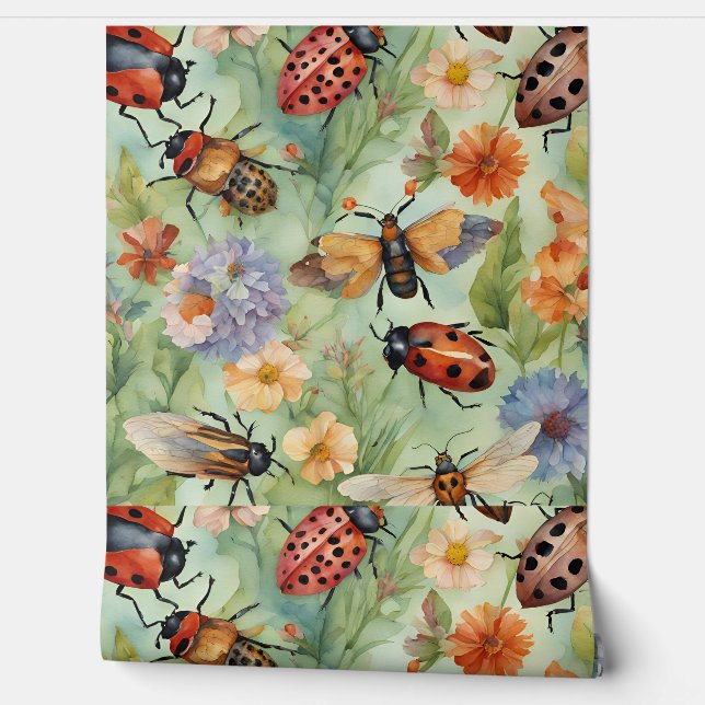 Papel Pintado Sinfonía Botánica de Bug (Desenrollar)