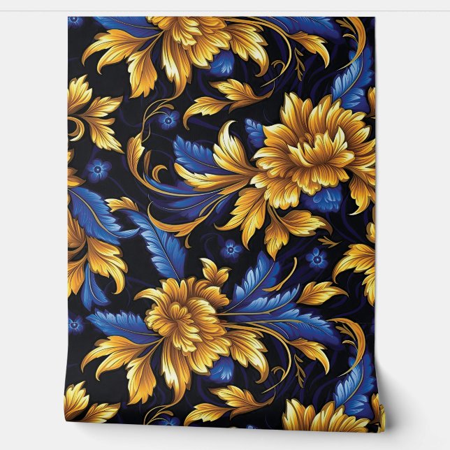 Papel Pintado Sinfonía Starlit Sapphire Botanica (Desenrollar)