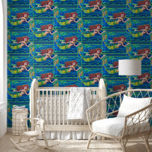 Papel Pintado Sirena "Arte de niños"
